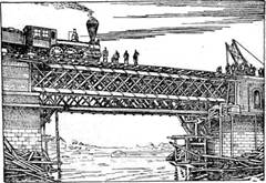 Испытание моста через р. Керест